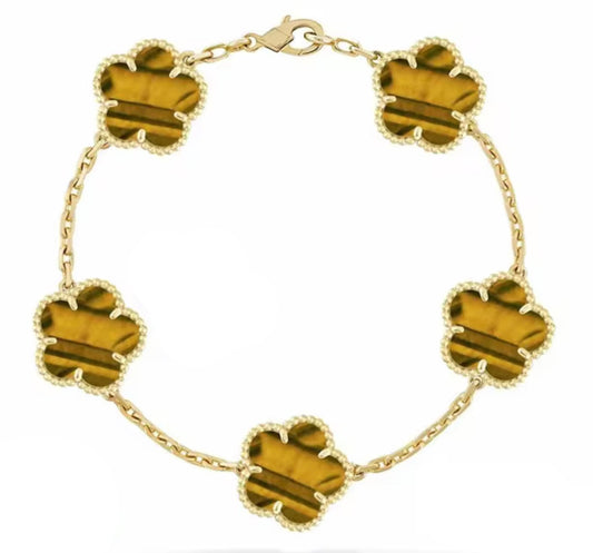 Gold Clover Bracelet