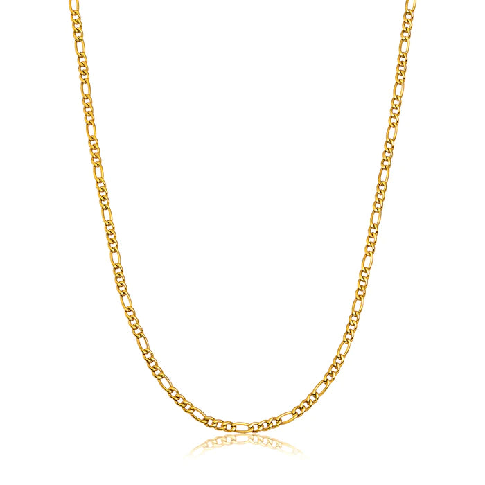 3mm Gold Figaro Chain