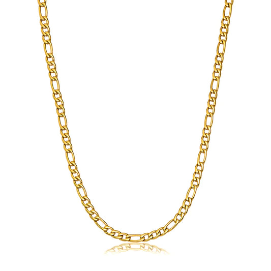 6mm Gold Figaro Chain