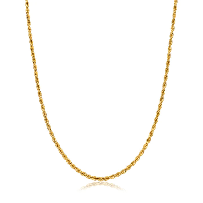 3mm Gold Twisted Rope Chain